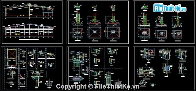 bản vẽ nhà xưởng 64x96m full kết cấu,bản vẽ nhà xưởng 64x96m,bản vẽ cad nhà xưởng 64x96m,bản vẽ thiết kế nhà xưởng 64x96m